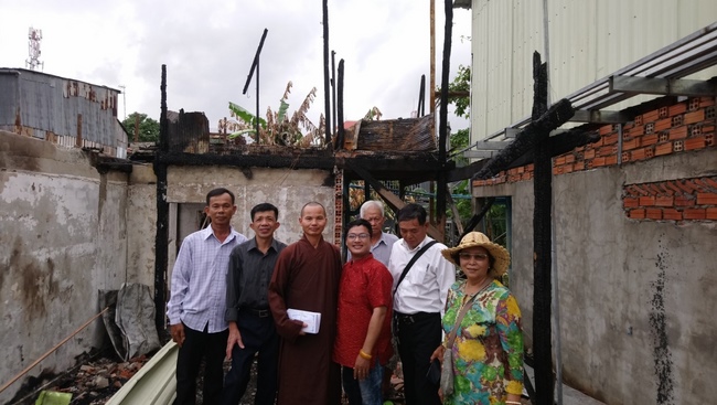The Relief of fire victims at Russey Keo – Cambodia
