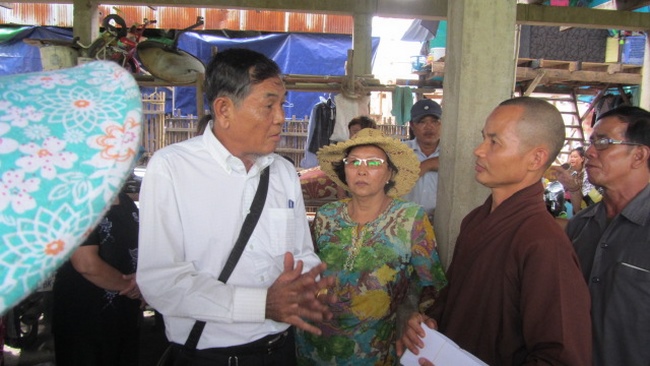 The Relief of fire victims at Russey Keo – Cambodia