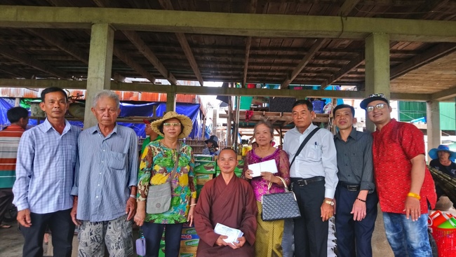 The Relief of fire victims at Russey Keo – Cambodia