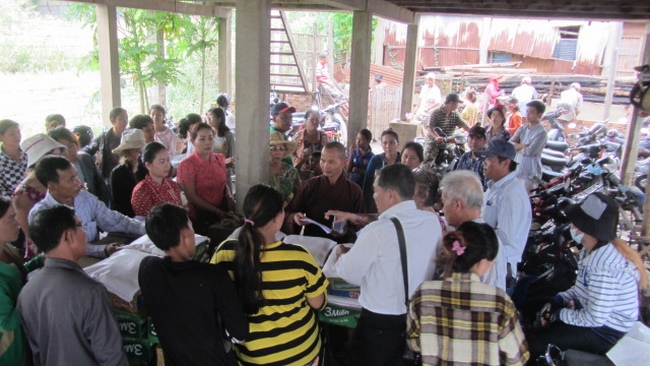 The Relief of fire victims at Russey Keo – Cambodia