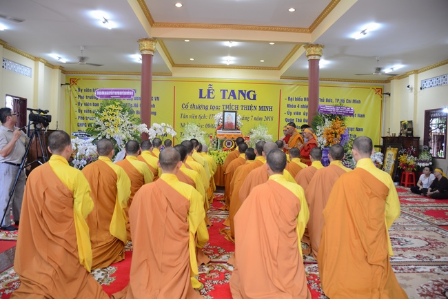 Lễ viếng Thượng tọa Thích Thiện Minh