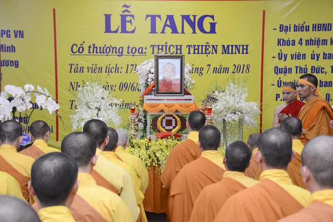 Lễ viếng Thượng tọa Thích Thiện Minh