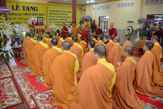 Lễ viếng Thượng tọa Thích Thiện Minh