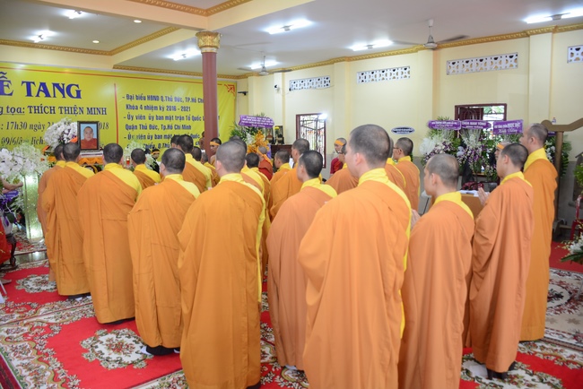 Lễ viếng Thượng tọa Thích Thiện Minh