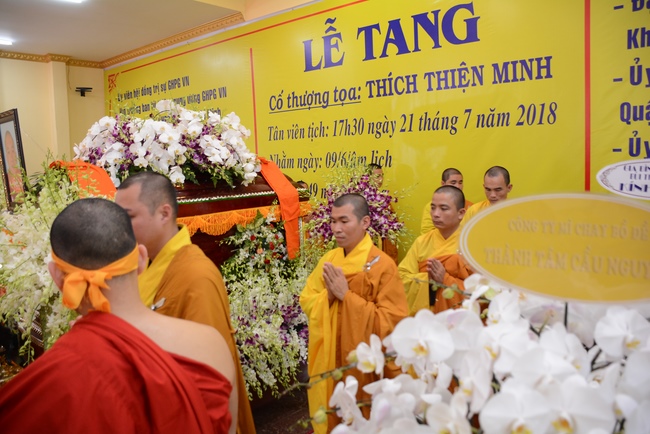 Lễ viếng Thượng tọa Thích Thiện Minh