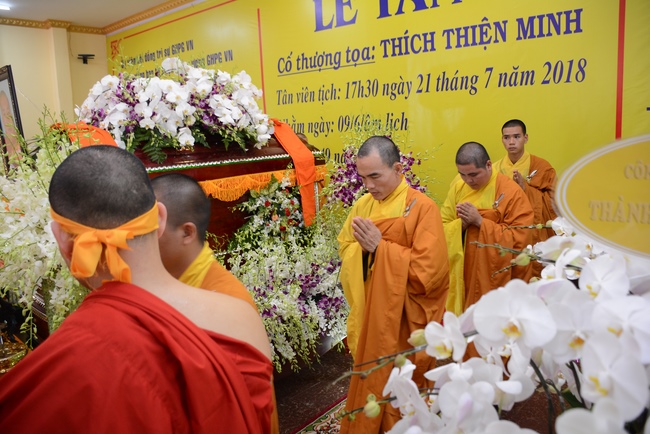 Lễ viếng Thượng tọa Thích Thiện Minh