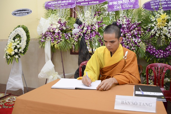 Lễ viếng Thượng tọa Thích Thiện Minh