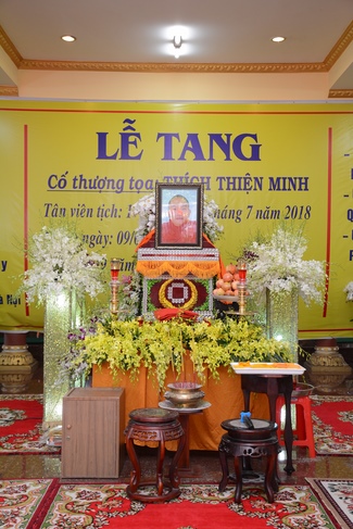Lễ viếng Thượng tọa Thích Thiện Minh