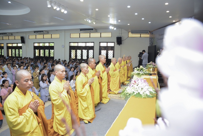 Lễ quy y Tam Bảo lần thứ II năm 2018