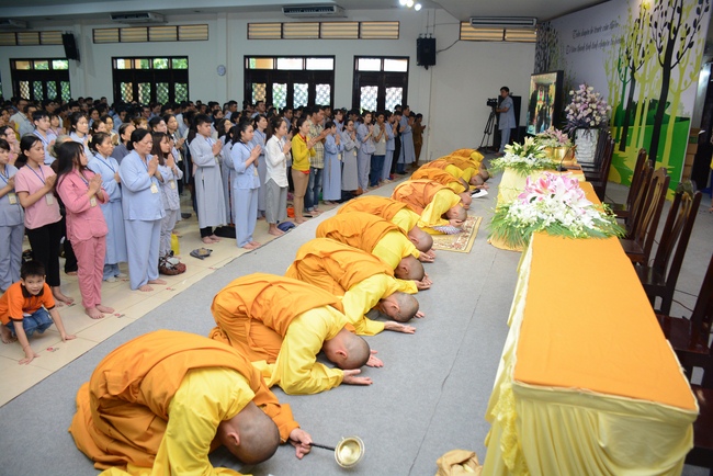 Lễ quy y Tam Bảo lần thứ II năm 2018