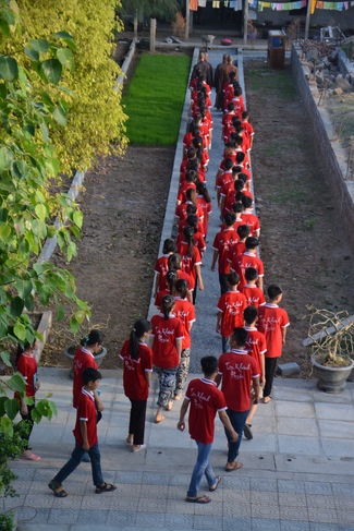 The second day of summer retreat at Tay Khanh pagoda - Thai Binh