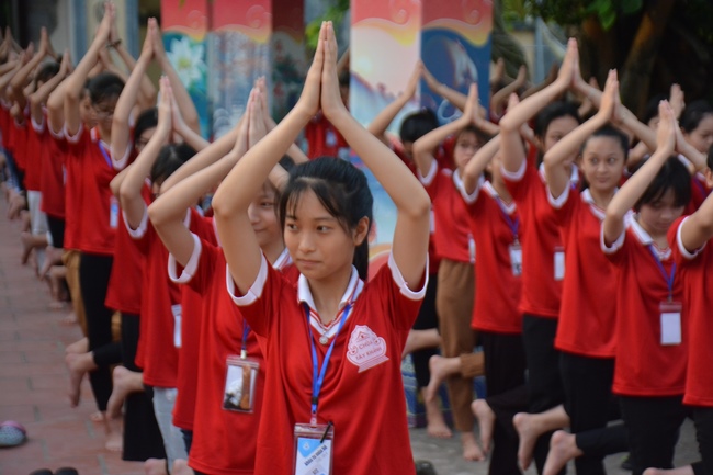 The second day of summer retreat at Tay Khanh pagoda - Thai Binh