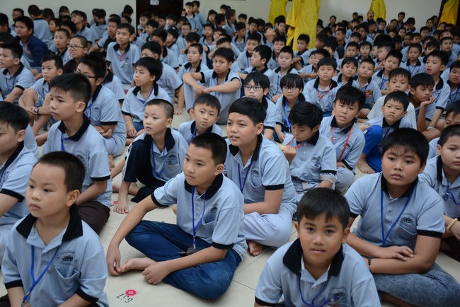 Khóa tu thiếu nhi “Em về bên Phật”