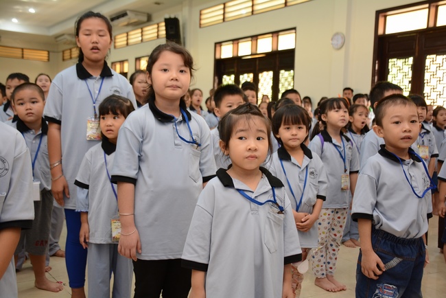 Khóa tu thiếu nhi “Em về bên Phật”