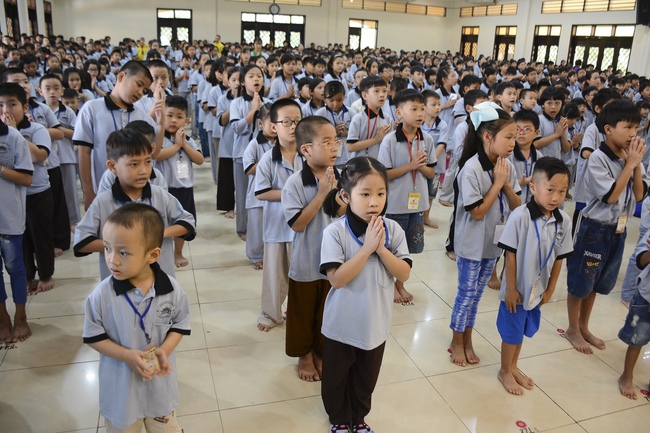 Khóa tu thiếu nhi “Em về bên Phật”