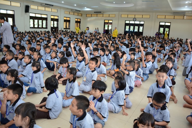 Khóa tu thiếu nhi “Em về bên Phật”