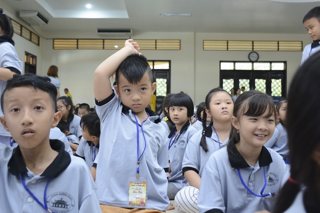 Khóa tu thiếu nhi “Em về bên Phật”