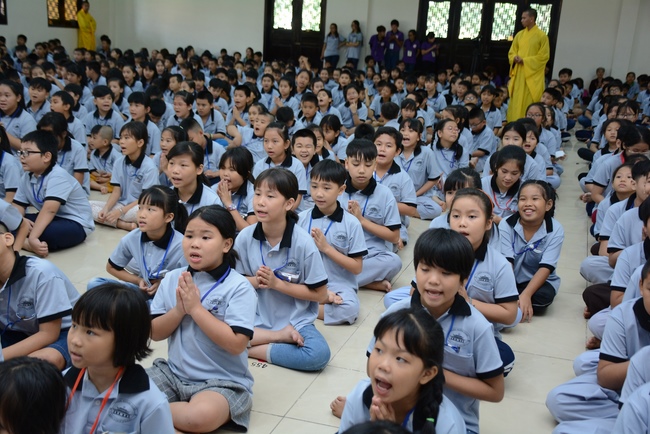 Khóa tu thiếu nhi “Em về bên Phật”