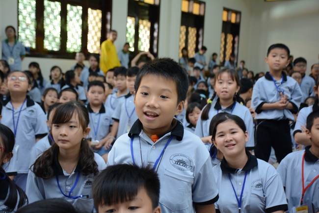 Khóa tu thiếu nhi “Em về bên Phật”