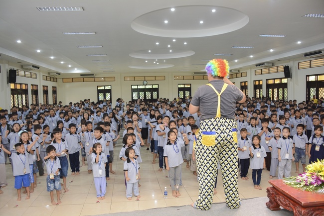 Khóa tu thiếu nhi “Em về bên Phật”