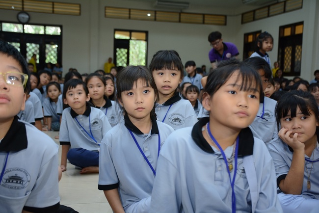 Khóa tu thiếu nhi “Em về bên Phật”