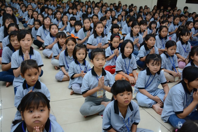 Khóa tu thiếu nhi “Em về bên Phật”