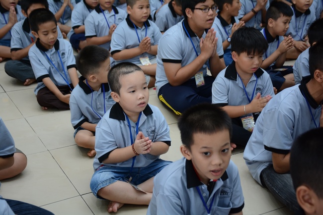 Khóa tu thiếu nhi “Em về bên Phật”