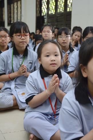 Khóa tu thiếu nhi “Em về bên Phật”