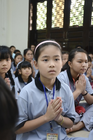 Khóa tu thiếu nhi “Em về bên Phật”