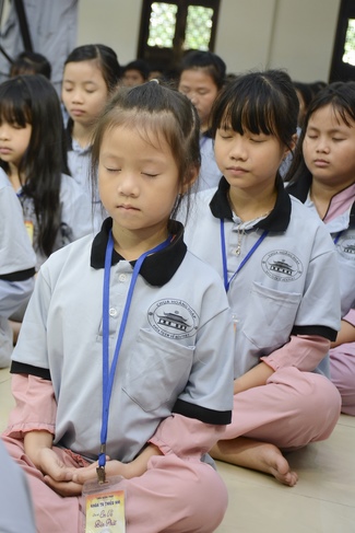 Khóa tu thiếu nhi “Em về bên Phật”