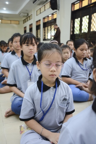 Khóa tu thiếu nhi “Em về bên Phật”