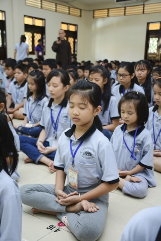 Khóa tu thiếu nhi “Em về bên Phật”