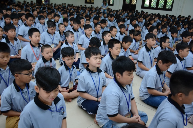 Khóa tu thiếu nhi “Em về bên Phật”