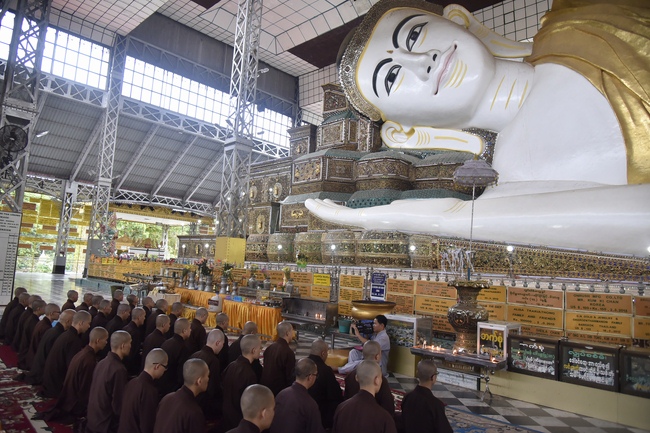 Visiting Kyaikawine Monastery and some Buddhist Holy Places in Bago City