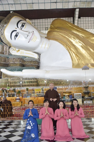 Visiting Kyaikawine Monastery and some Buddhist Holy Places in Bago City