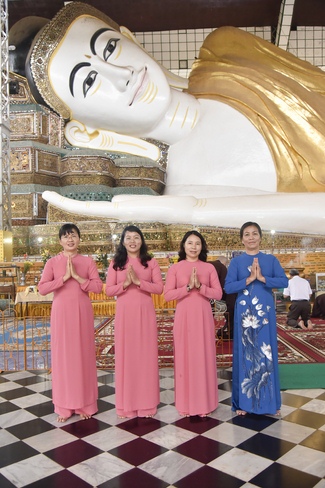 Visiting Kyaikawine Monastery and some Buddhist Holy Places in Bago City