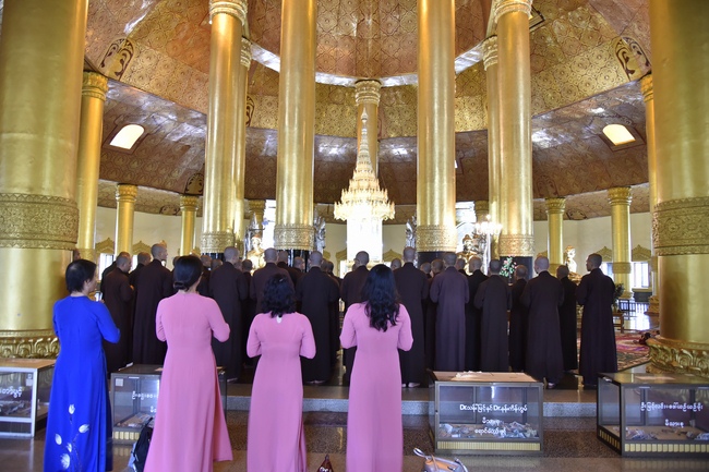 Visiting Kyaikawine Monastery and some Buddhist Holy Places in Bago City