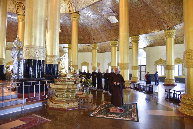 Visiting Kyaikawine Monastery and some Buddhist Holy Places in Bago City