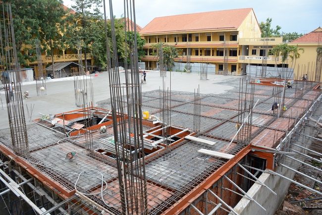 Foundation Pouring the Ground Floor of the Multifunctional Building
