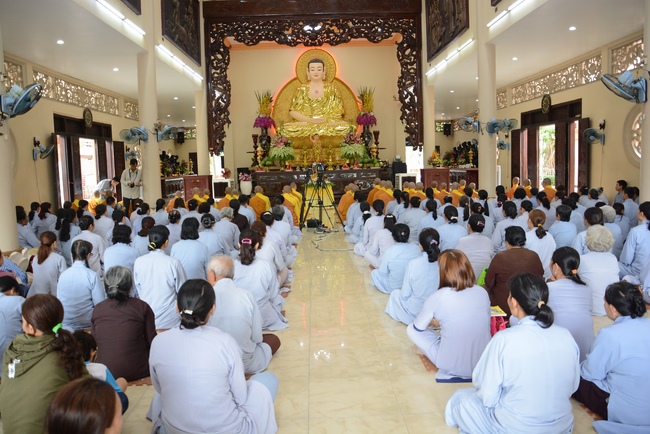 Hòa thượng Thích Minh Chơn thăm Trường hạ Hoằng Pháp