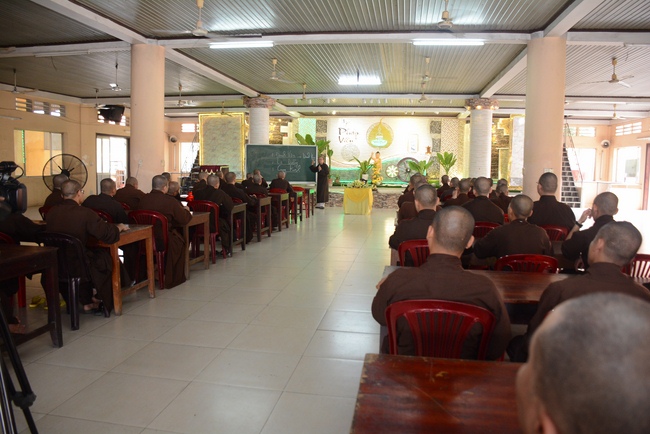 Dharma Preaching at Hoang Phap temple in the Vassavāsa 2018 by Ven. Thich Quang Thien