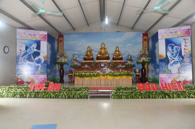 Lễ cầu siêu và chuẩn bị đại lễ Vu Lan 2018 tại chùa Đống Cao - Thanh Hóa