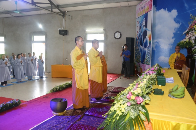 Lễ cầu siêu và chuẩn bị đại lễ Vu Lan 2018 tại chùa Đống Cao - Thanh Hóa