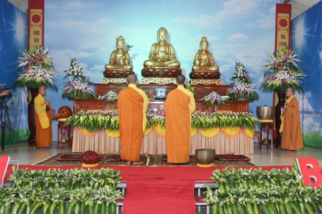 Lễ cầu siêu và chuẩn bị đại lễ Vu Lan 2018 tại chùa Đống Cao - Thanh Hóa