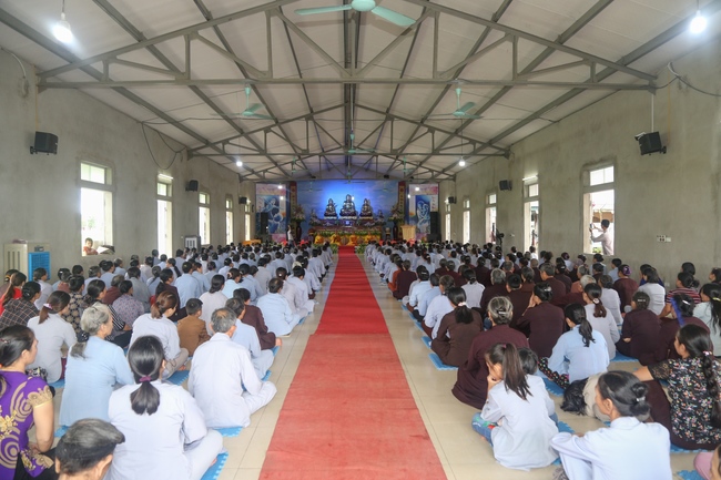 Lễ cầu siêu và chuẩn bị đại lễ Vu Lan 2018 tại chùa Đống Cao - Thanh Hóa