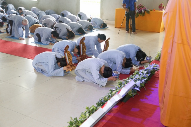 Lễ cầu siêu và chuẩn bị đại lễ Vu Lan 2018 tại chùa Đống Cao - Thanh Hóa