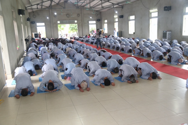 Lễ cầu siêu và chuẩn bị đại lễ Vu Lan 2018 tại chùa Đống Cao - Thanh Hóa