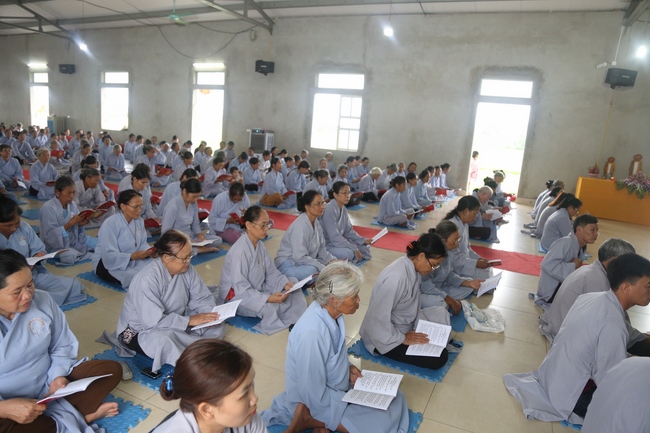 Lễ cầu siêu và chuẩn bị đại lễ Vu Lan 2018 tại chùa Đống Cao - Thanh Hóa