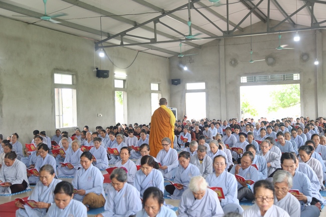 Lễ cầu siêu và chuẩn bị đại lễ Vu Lan 2018 tại chùa Đống Cao - Thanh Hóa