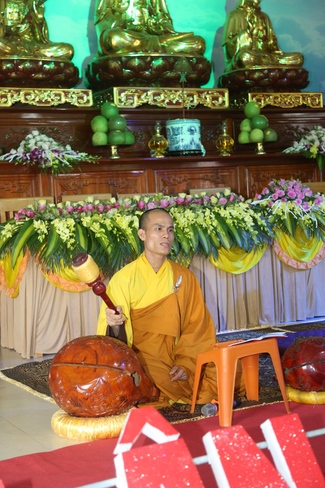 Lễ cầu siêu và chuẩn bị đại lễ Vu Lan 2018 tại chùa Đống Cao - Thanh Hóa